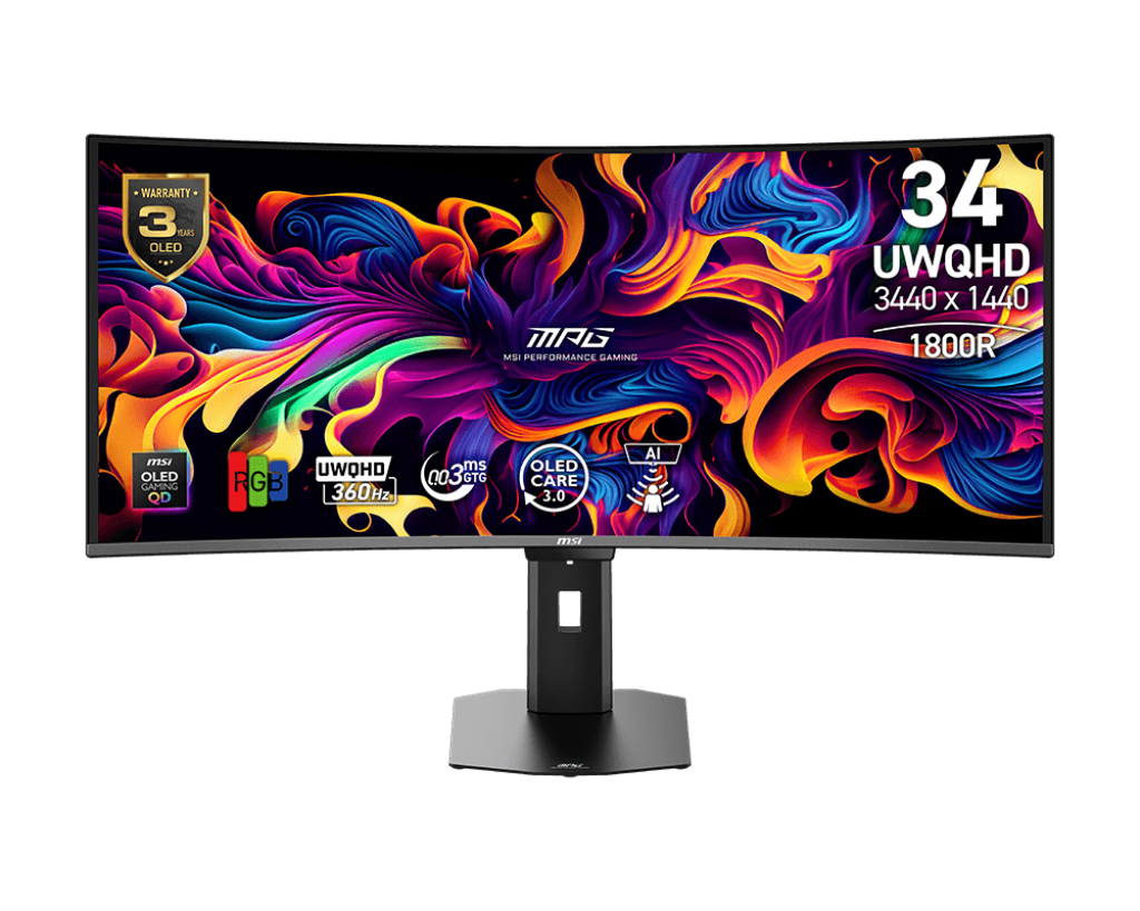 MPG 341CQR QD OLED X36 Inch Gaming Monitor MSI Global