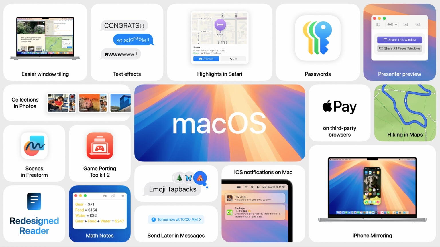 All features in macOS Sequoia Cult of Mac
